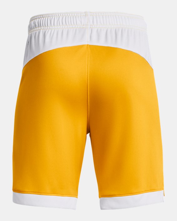 Boys' UA Maquina 3.0 Shorts, Yellow, pdpMainDesktop image number 1